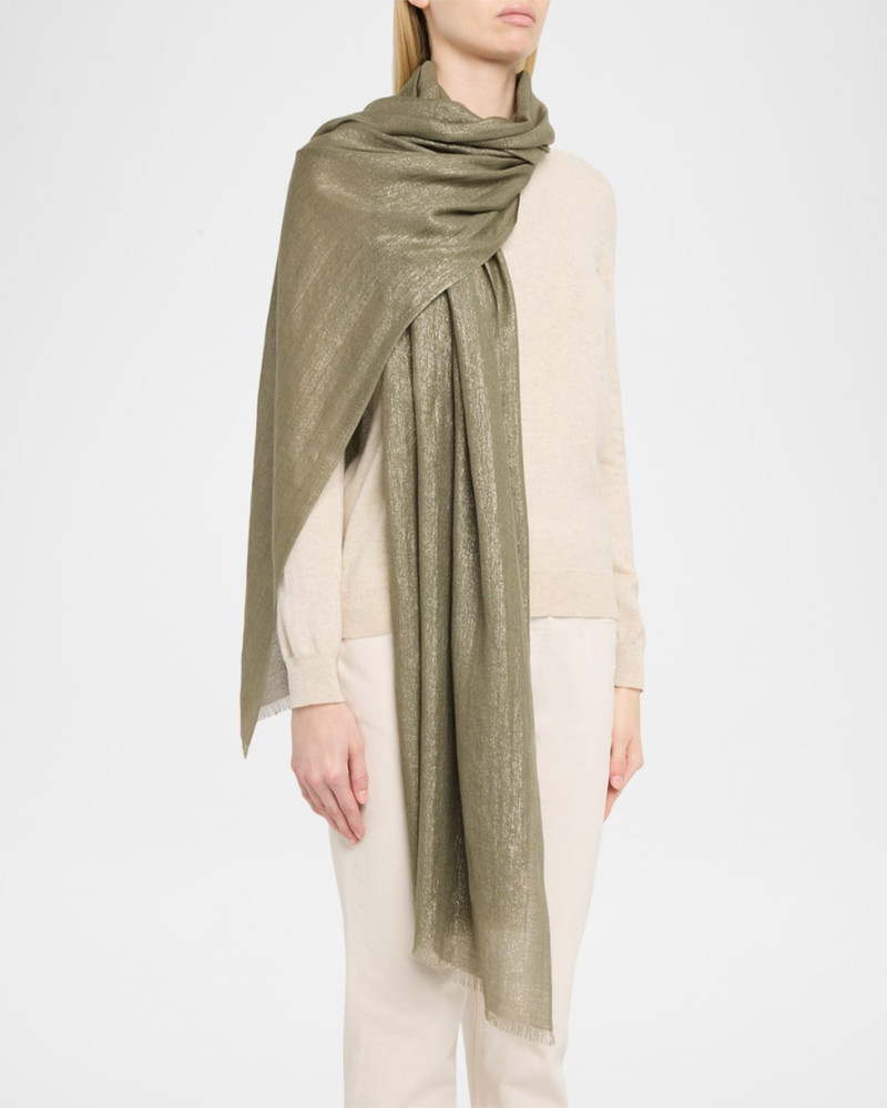Sparkling Cashmere & Silk Scarf 3