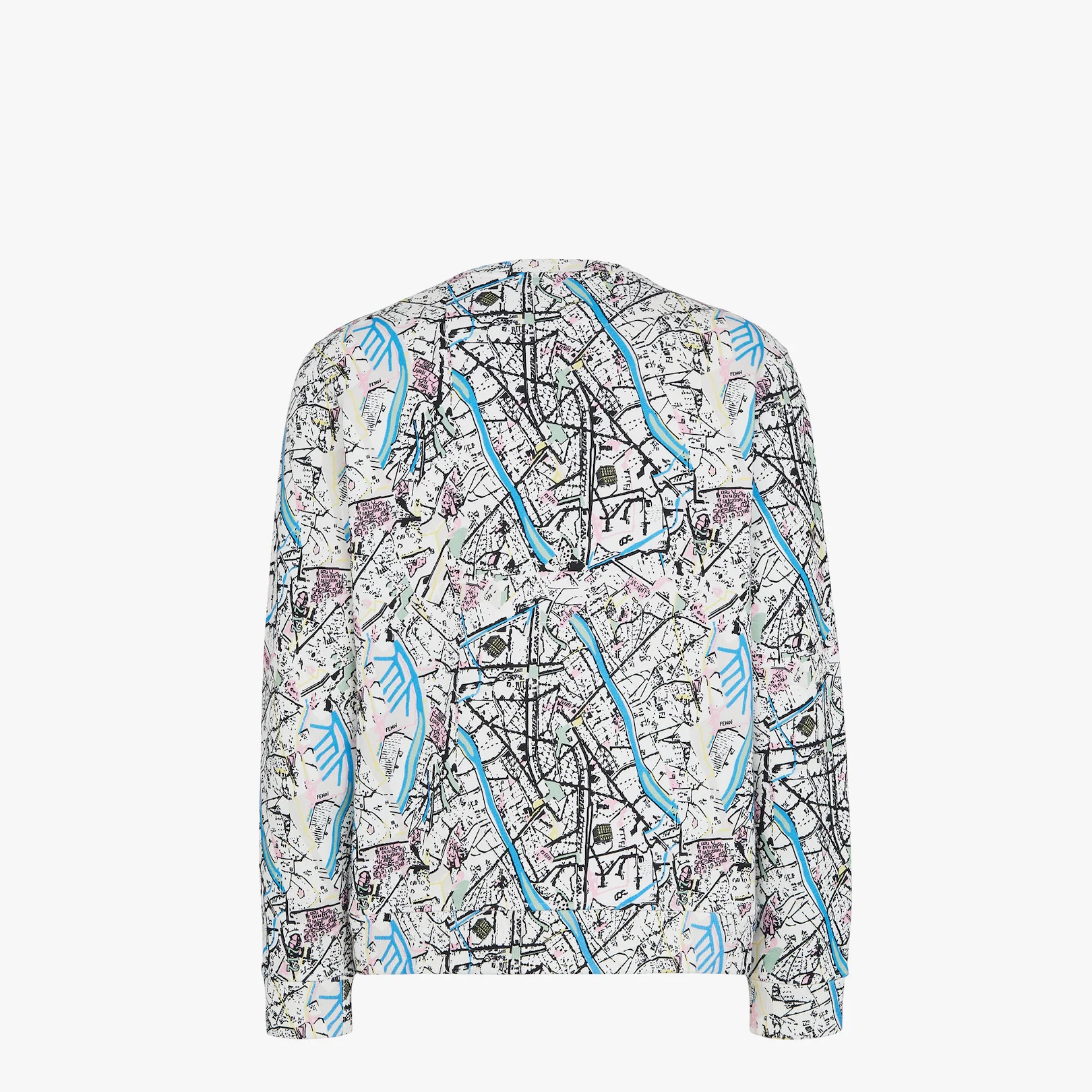 White jersey sweatshirt - 2
