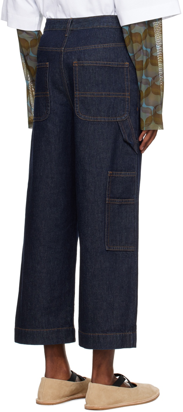 Indigo Hammer Loop Jeans - 6