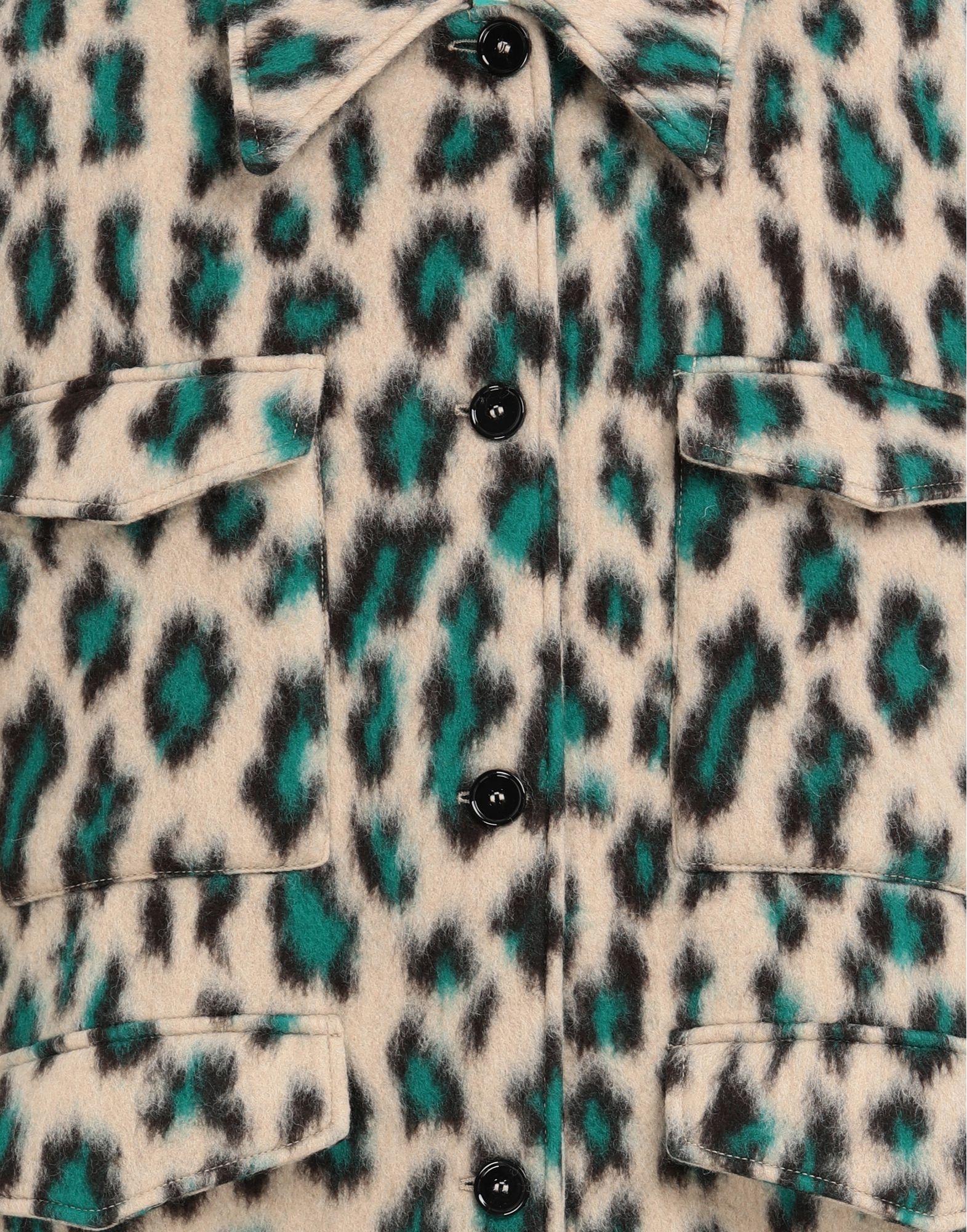 Oversized leopard jacquard coat - 6