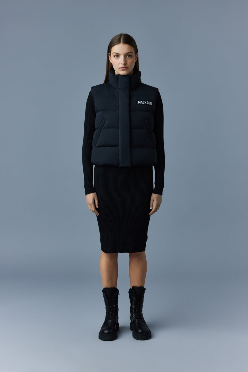 MACKAGE NEO Agile-360 down vest with funnel collar outlook