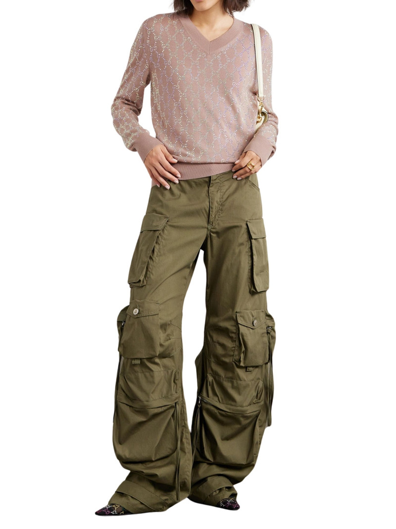 GUCCI Crystal-embellished Wool Sweater outlook