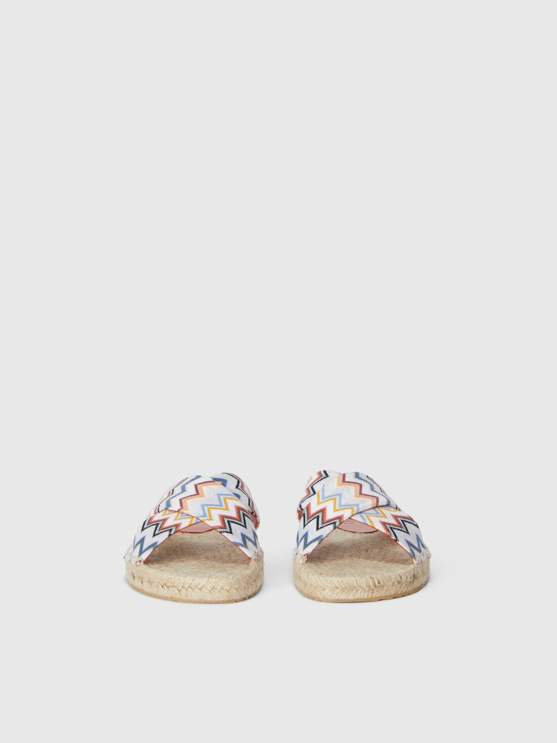 Zigzag sandals with rope sole - 3