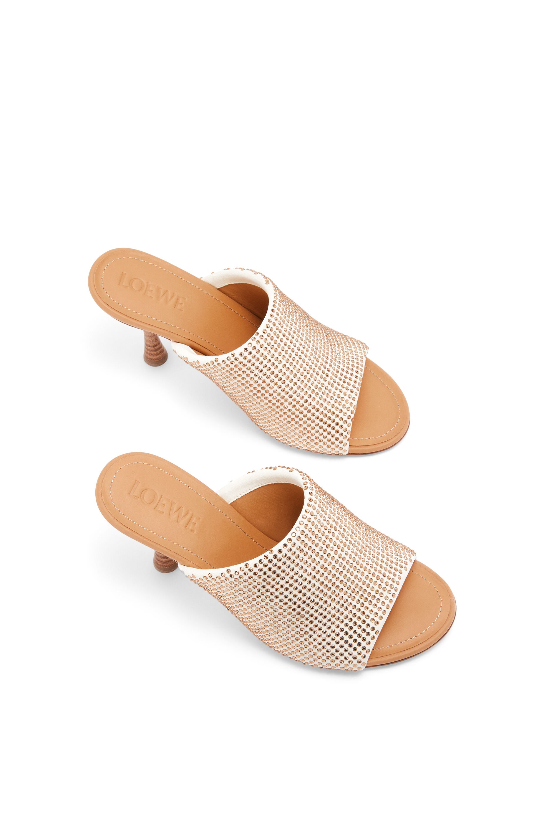 Mule in suede and crystal - 3