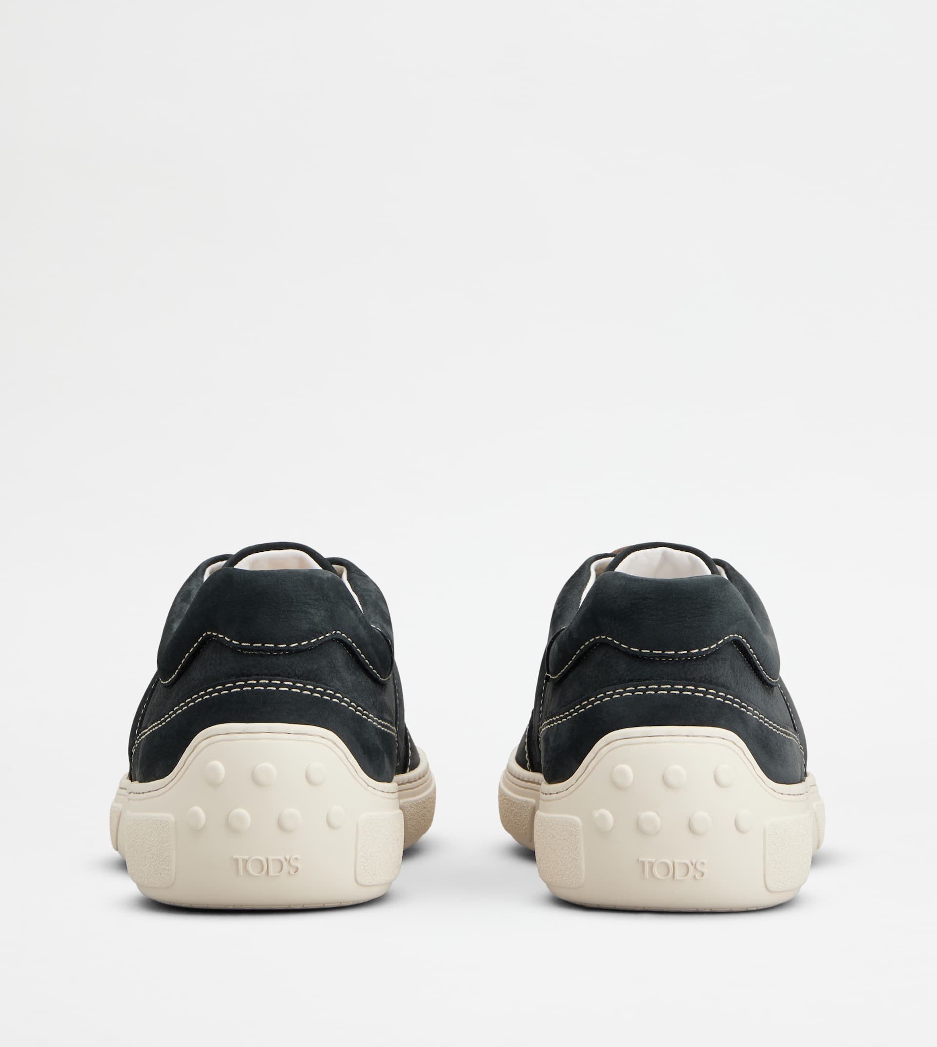 SNEAKERS IN NUBUCK - BLUE - 3