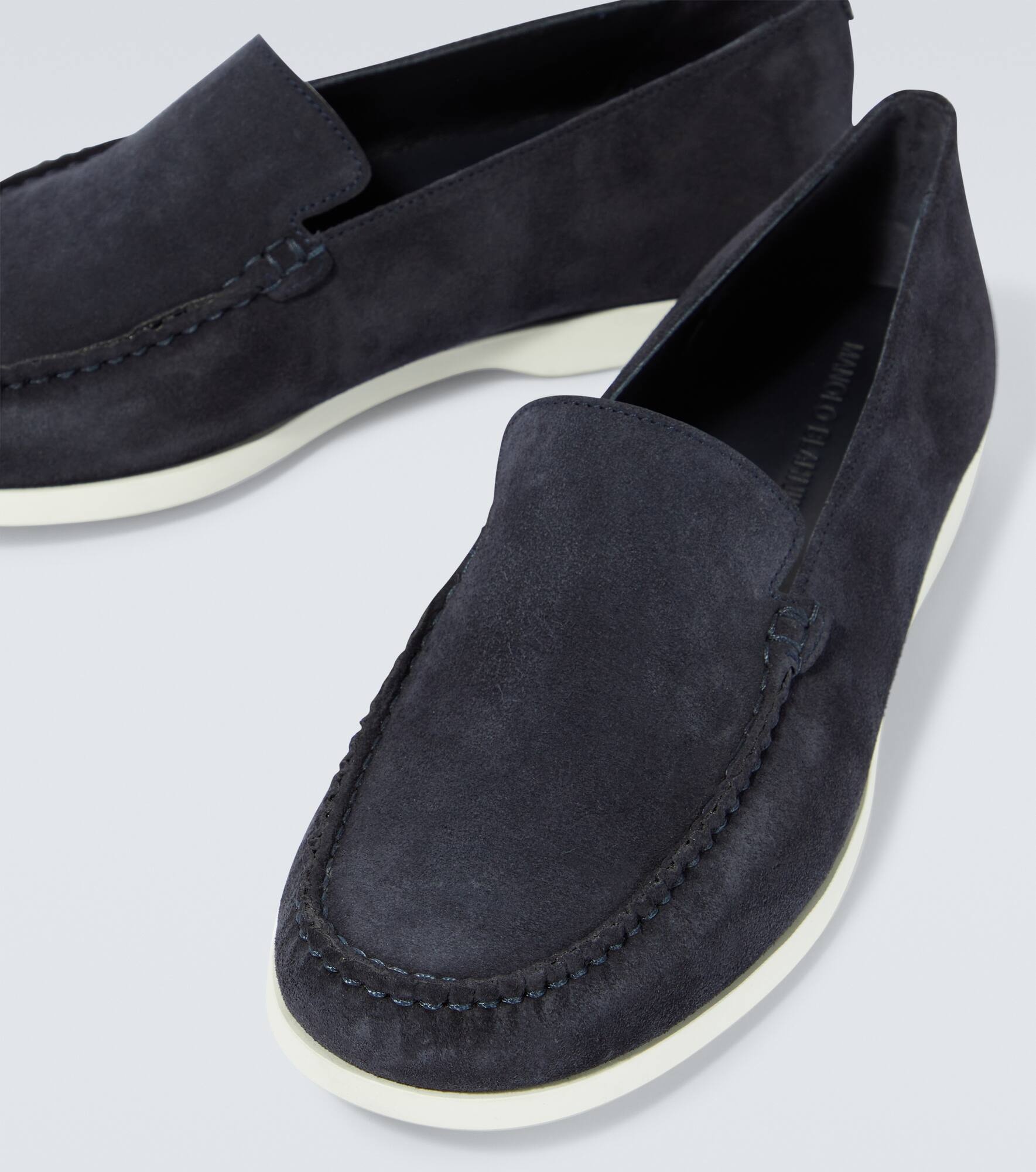 Monaco suede loafers - 3