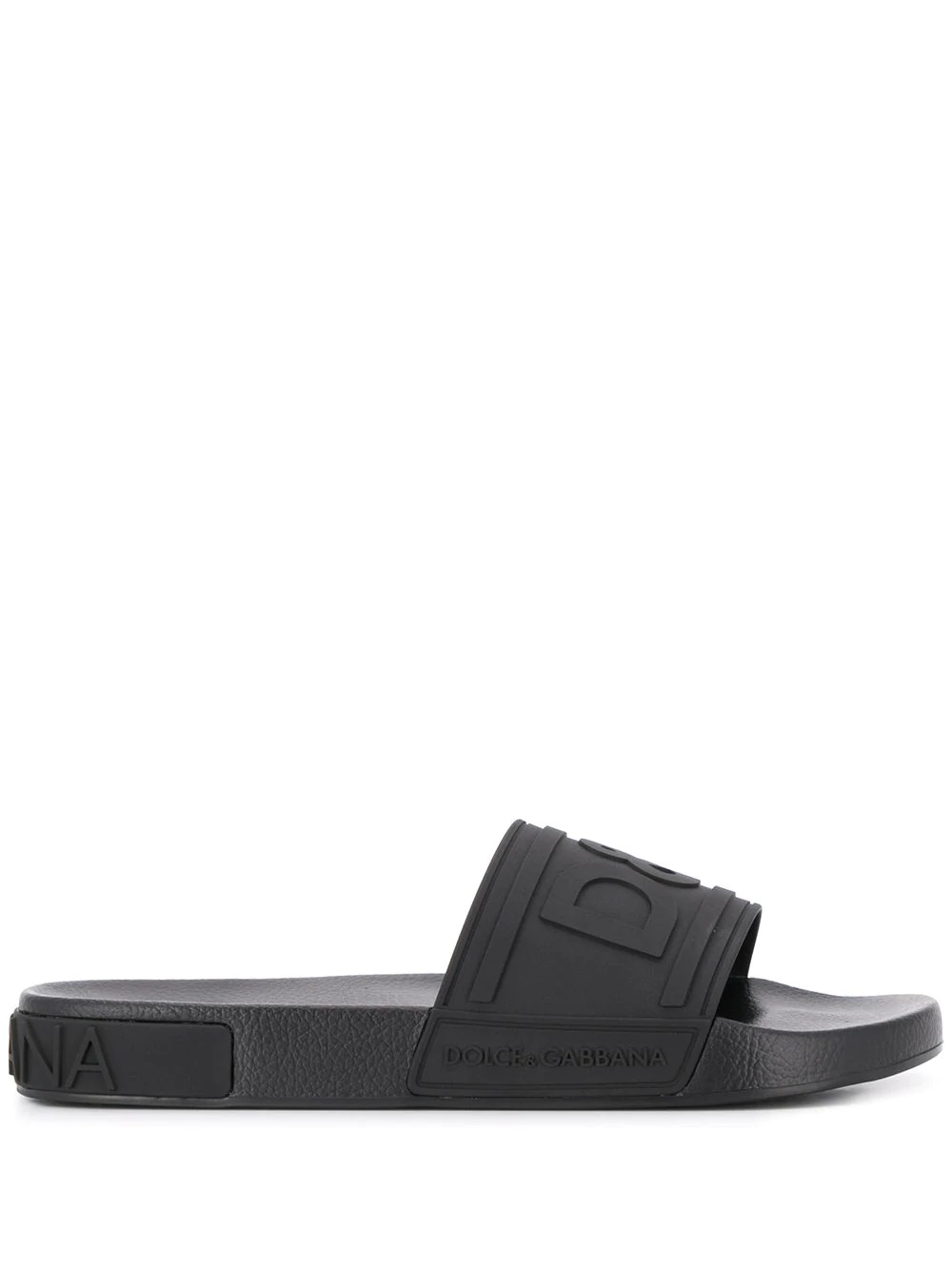 embossed logo slides - 1