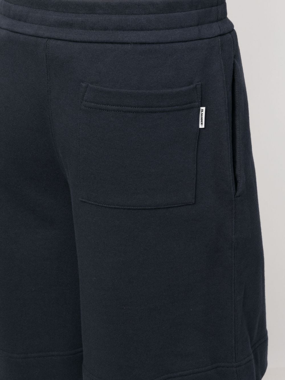 drawstring-waistband track shorts - 5