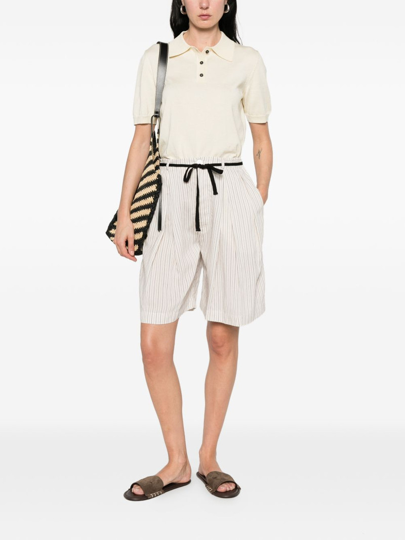 BARENA striped-pattern tailored shorts outlook
