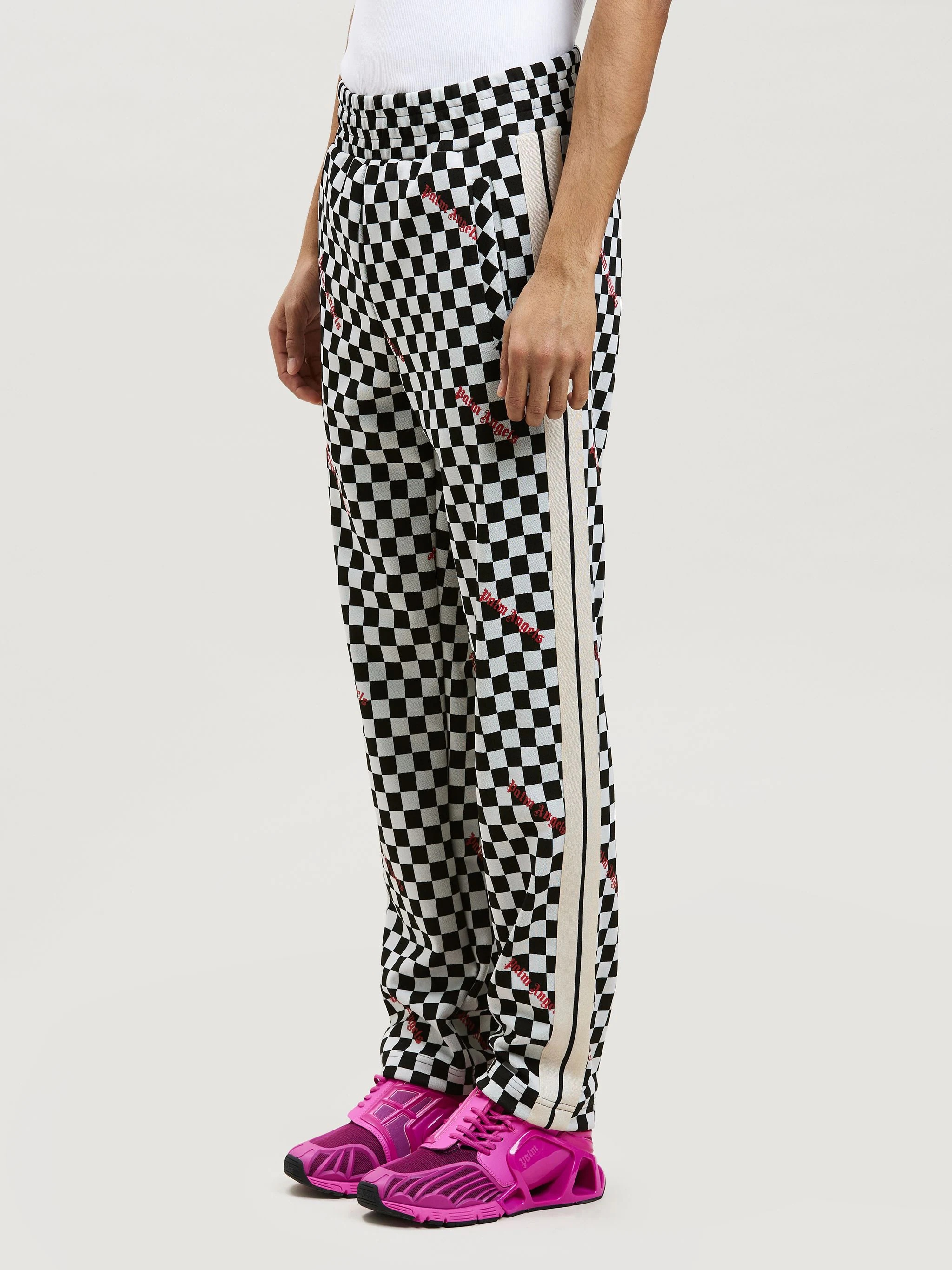 JACQUARD DAMIER CLASSIC TRACK PANTS - 4