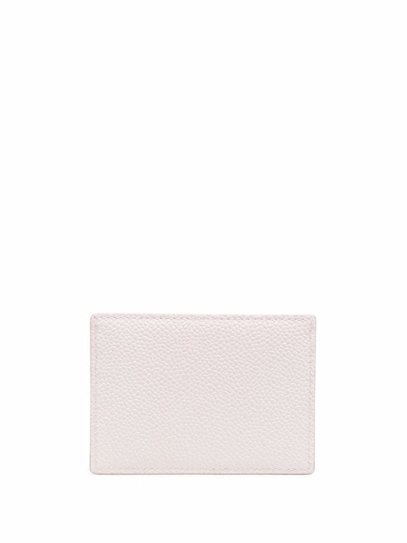 RWB-stripe leather cardholder - 2