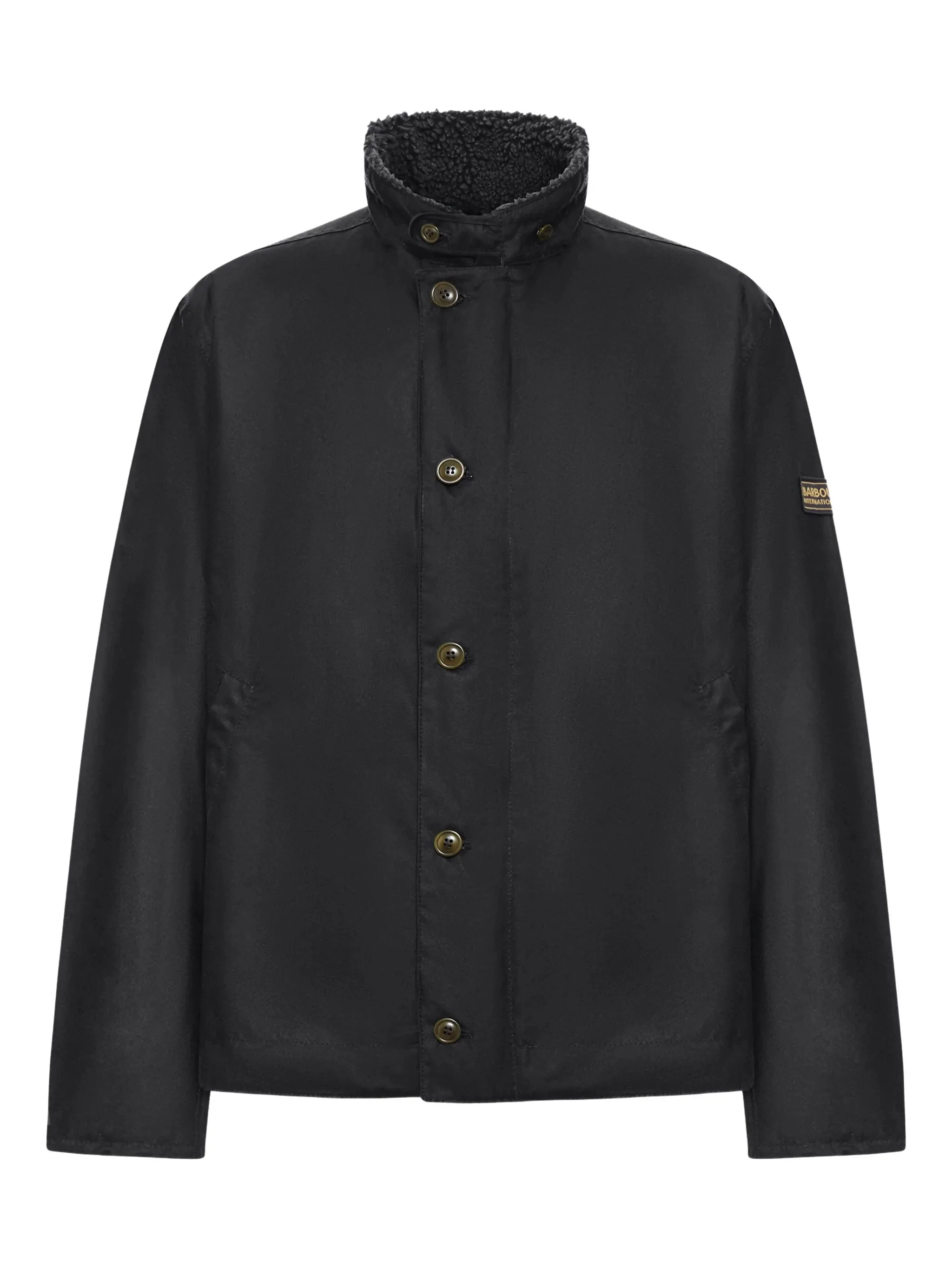 Barbour High-neck Buttoned Jacket - 1