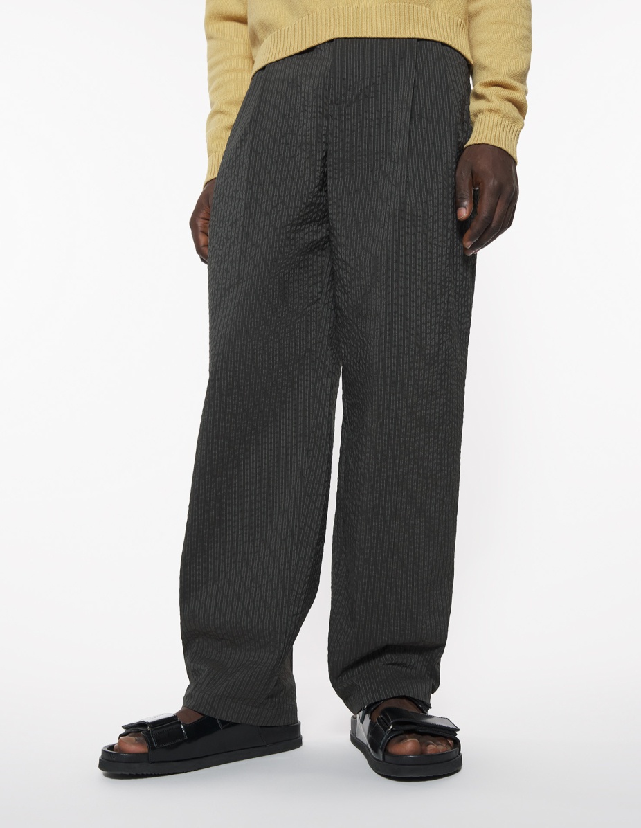 RELAXED PLEATED PANTS - 3