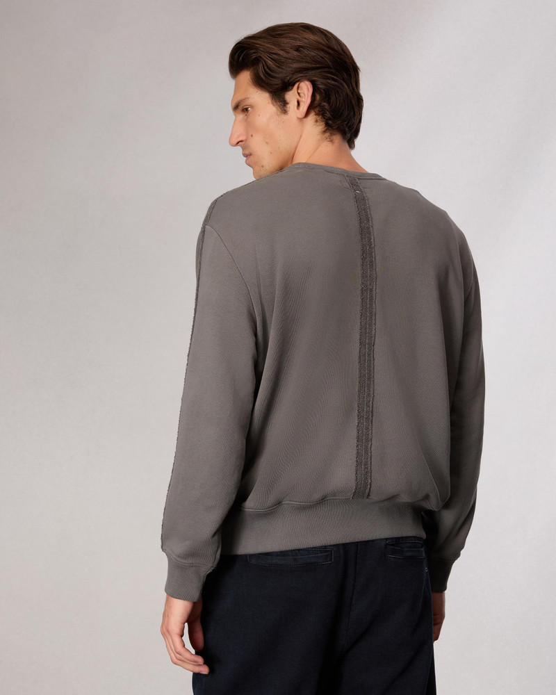 Raw-Edge Cotton Sweatshirt 5