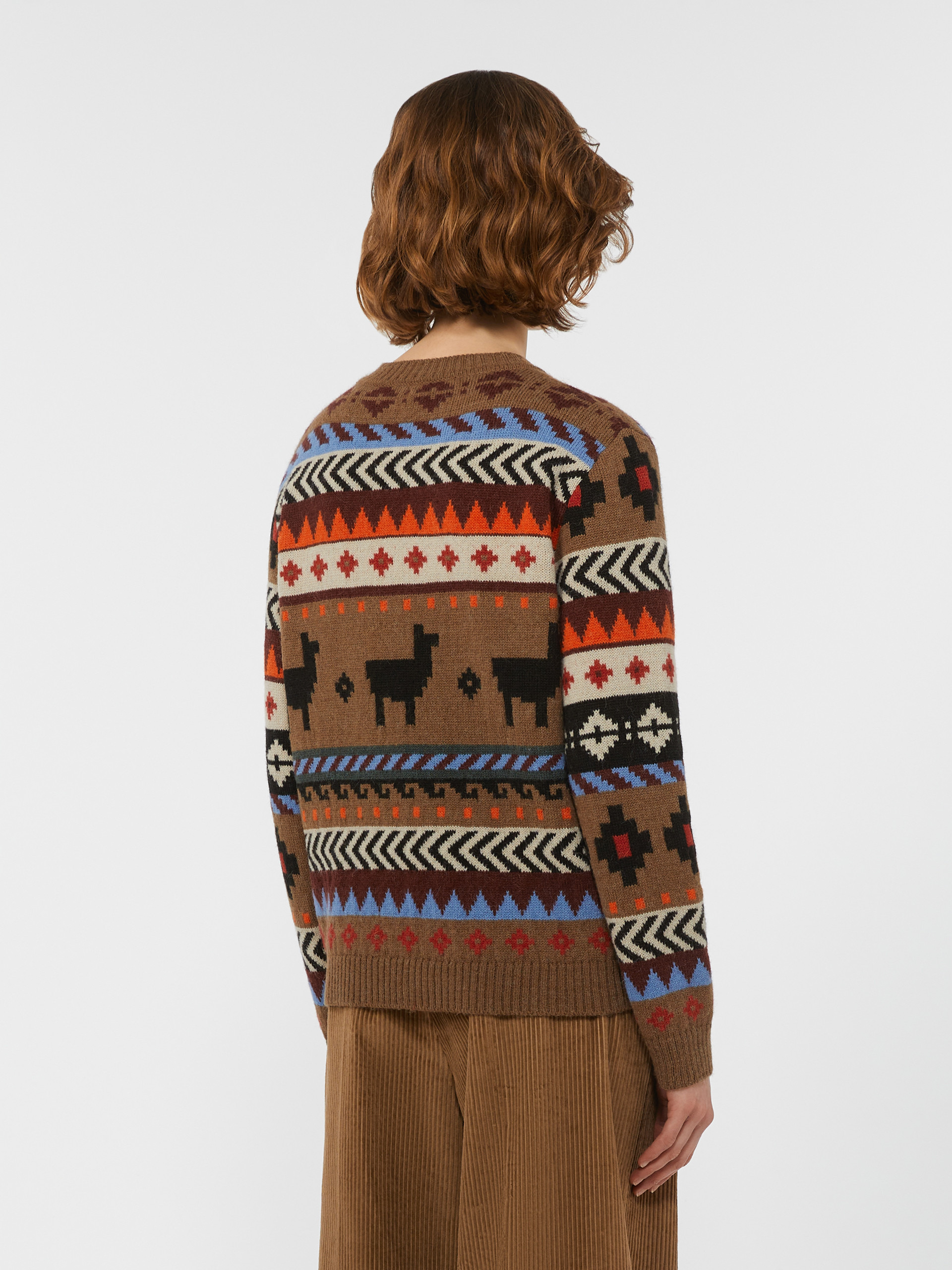 QUIRITE Wool and alpaca jacquard jumper - 4