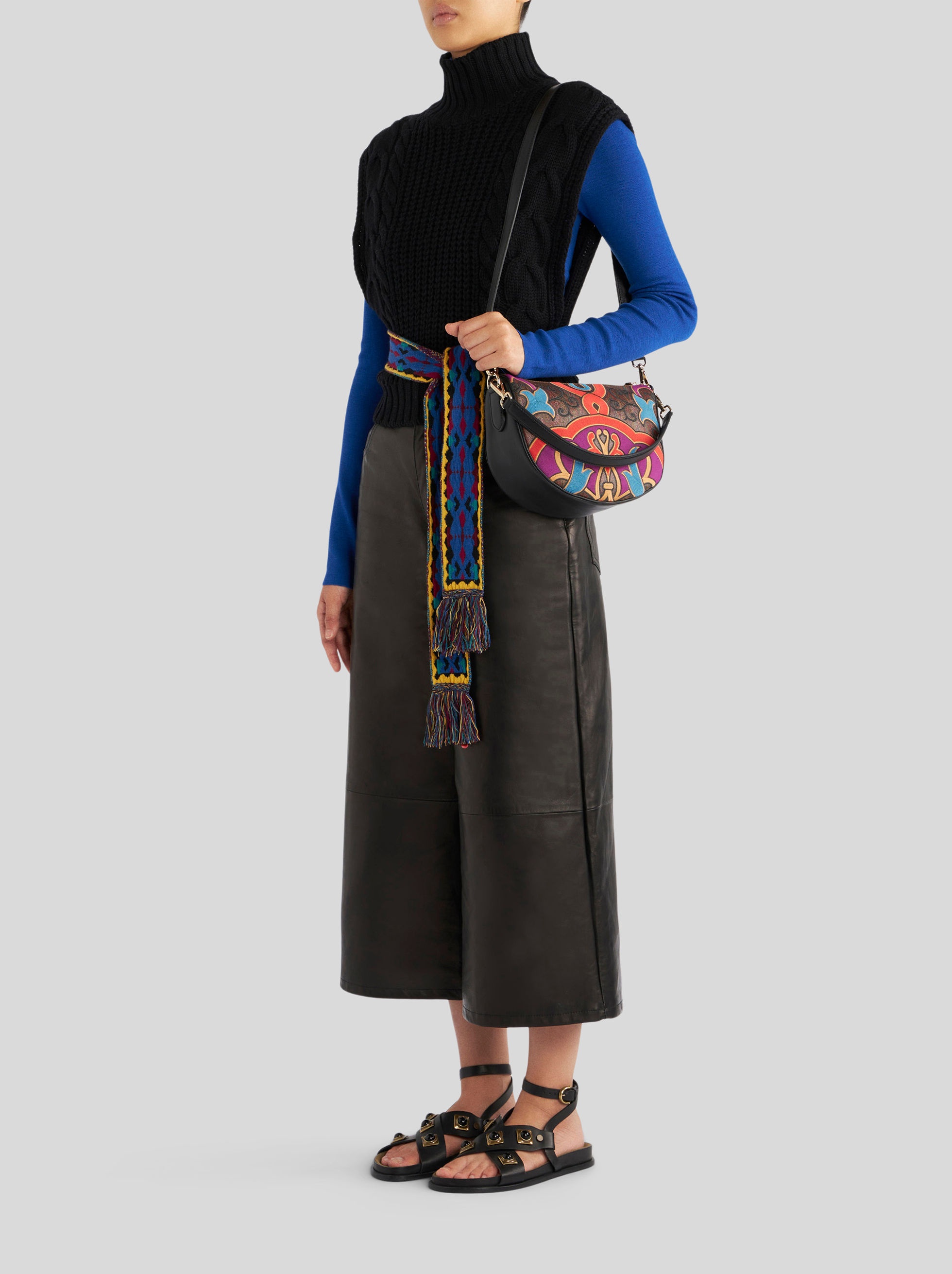 PAISLEY SHOULDER BAG WITH EMBROIDERY - 2