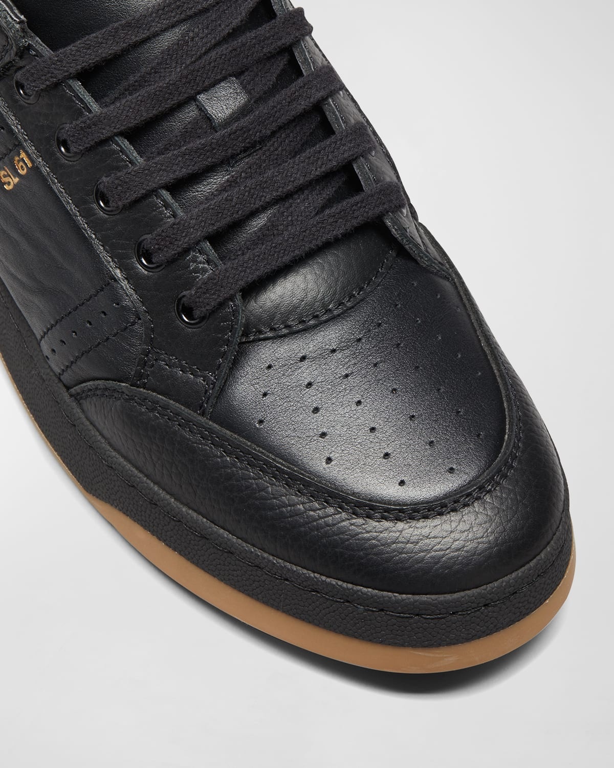 Men's SL/61 Low-Top Leather Sneakers - 4