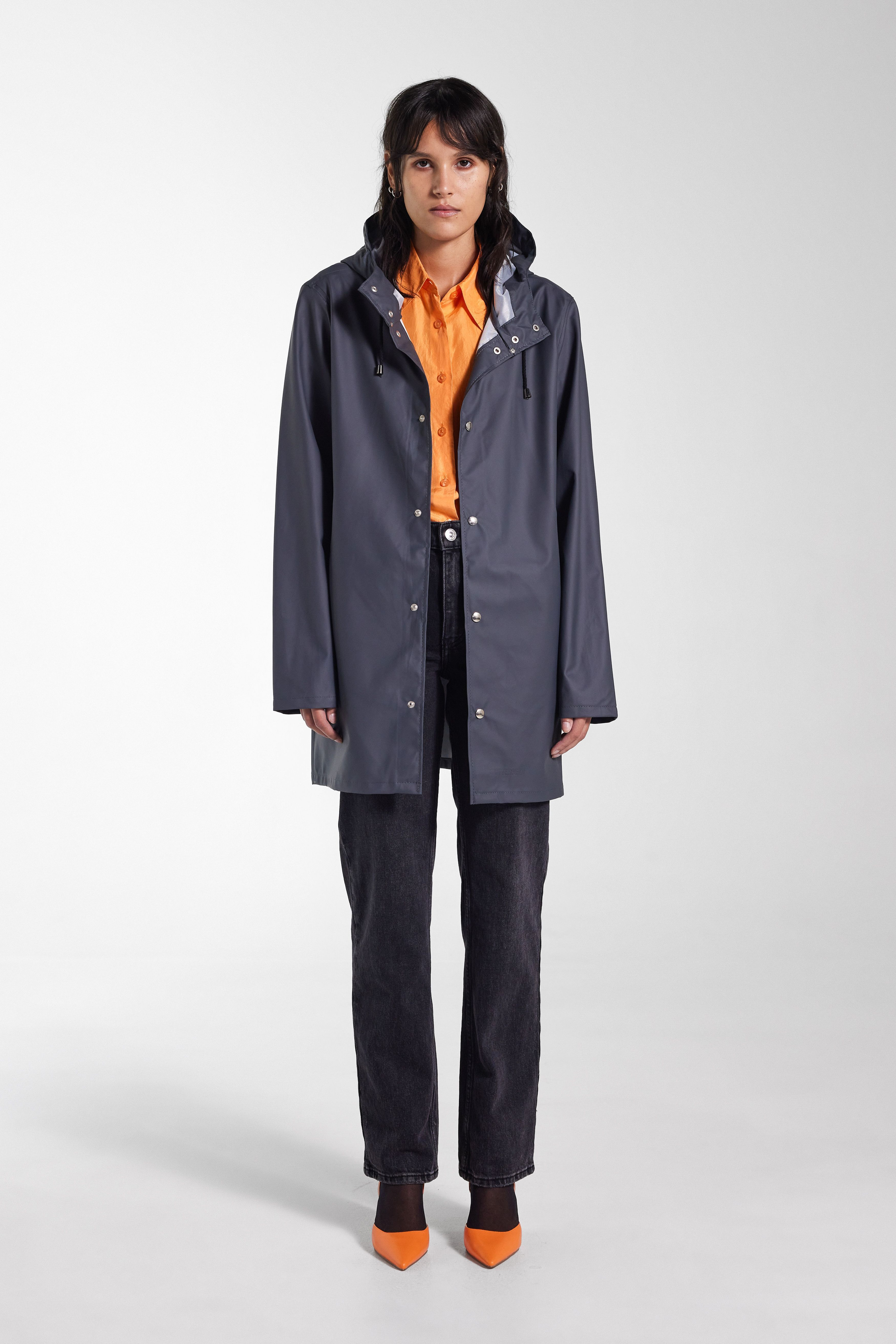 Stockholm Lightweight Raincoat Charcoal - 4