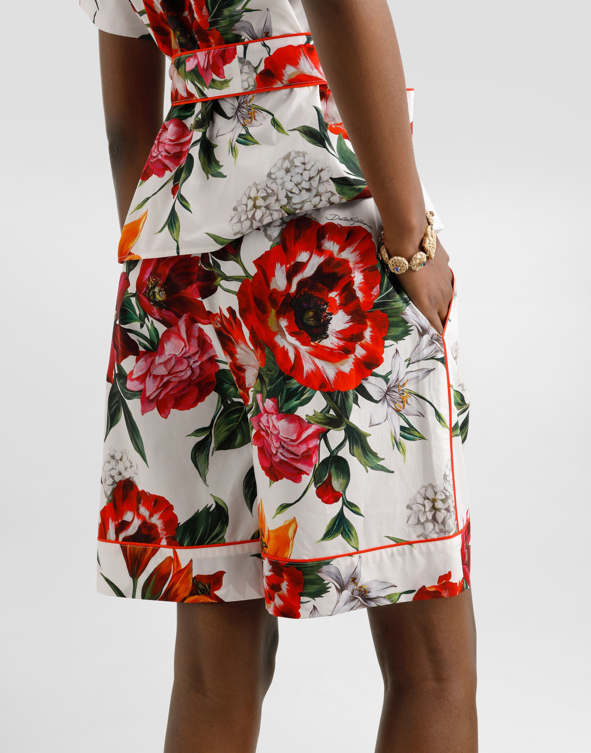 Flower-print shorts - 3