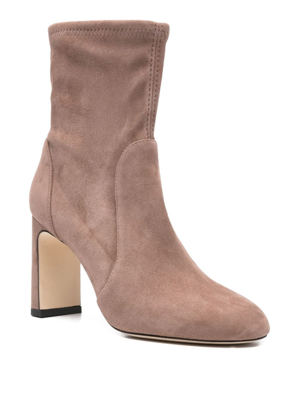 90mm block-heel ankle boots - 2