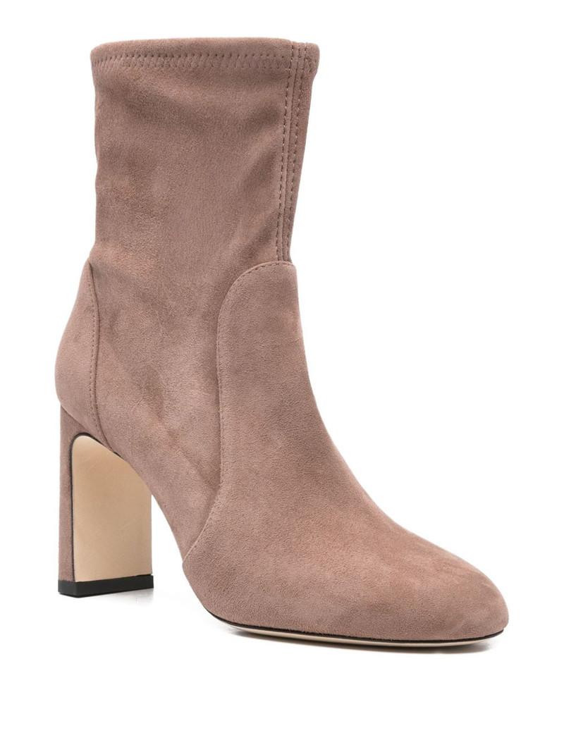 Stuart Weitzman 90mm block-heel ankle boots outlook