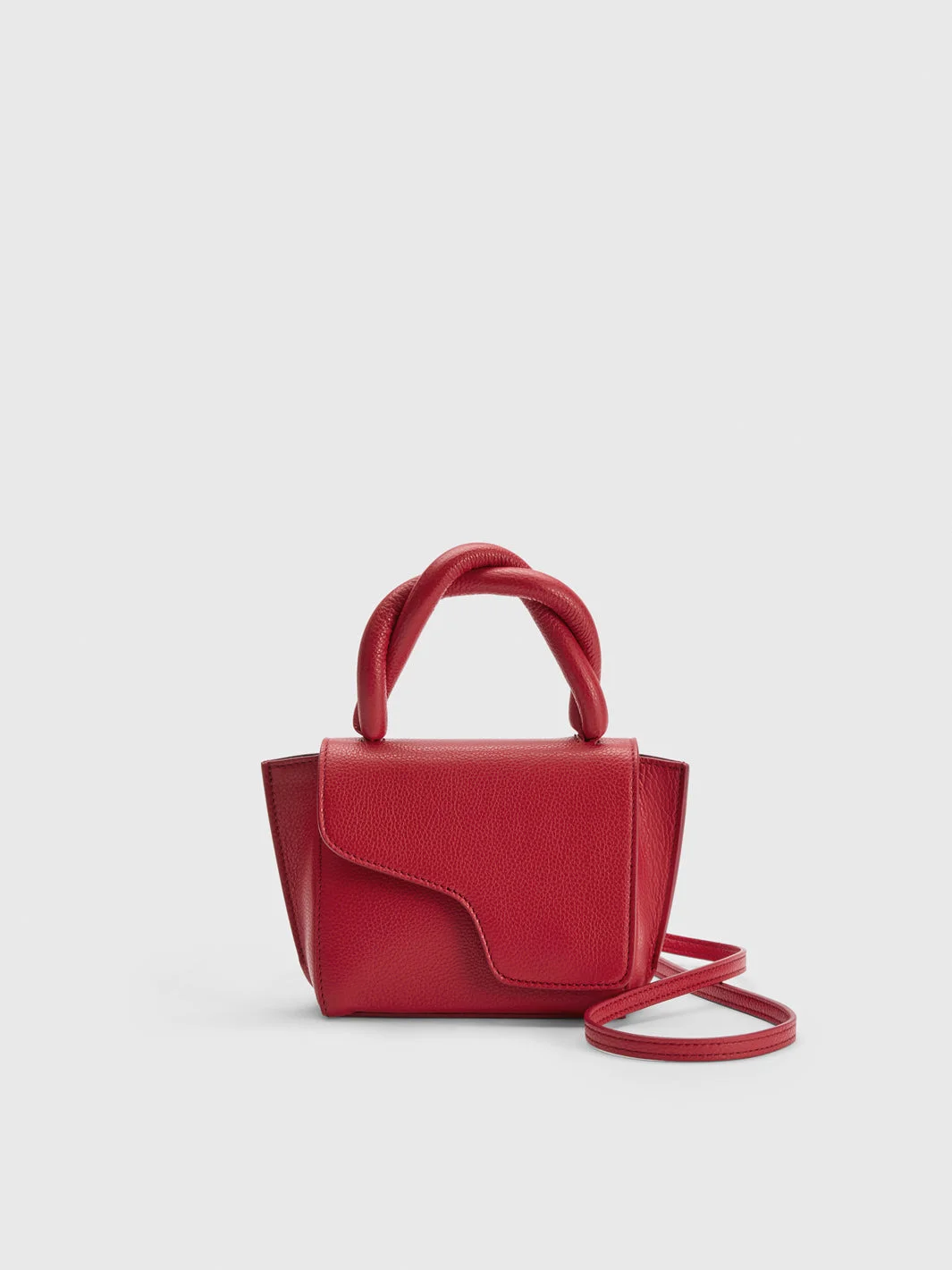 Montalbano Melograno Grained Leather Mini handbag - 1