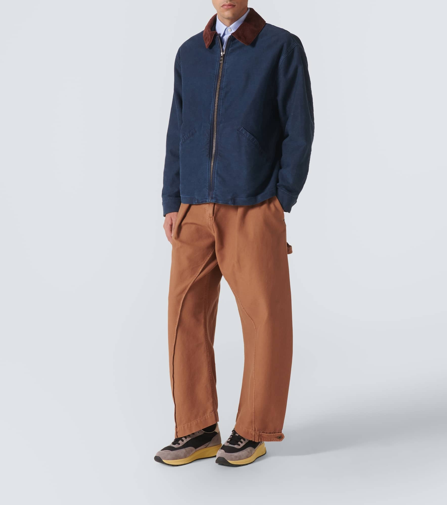Track Classic suede-trimmed sneakers - 2