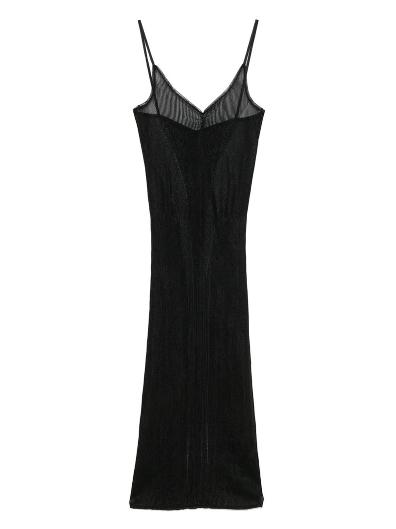 ribbed-knit midi dress 1