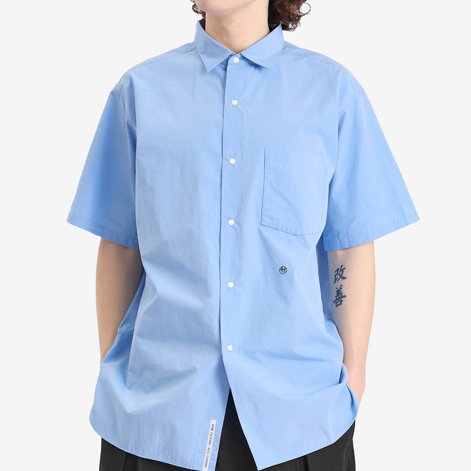 Nanamica Regular Collar Wind Short Sleeve Shirt - 5
