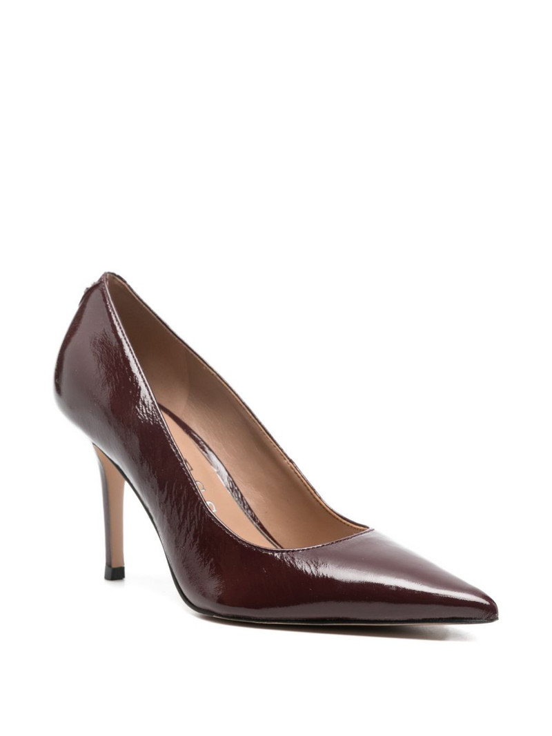 GUESS USA 85mm Prindy pointed leather pumps outlook