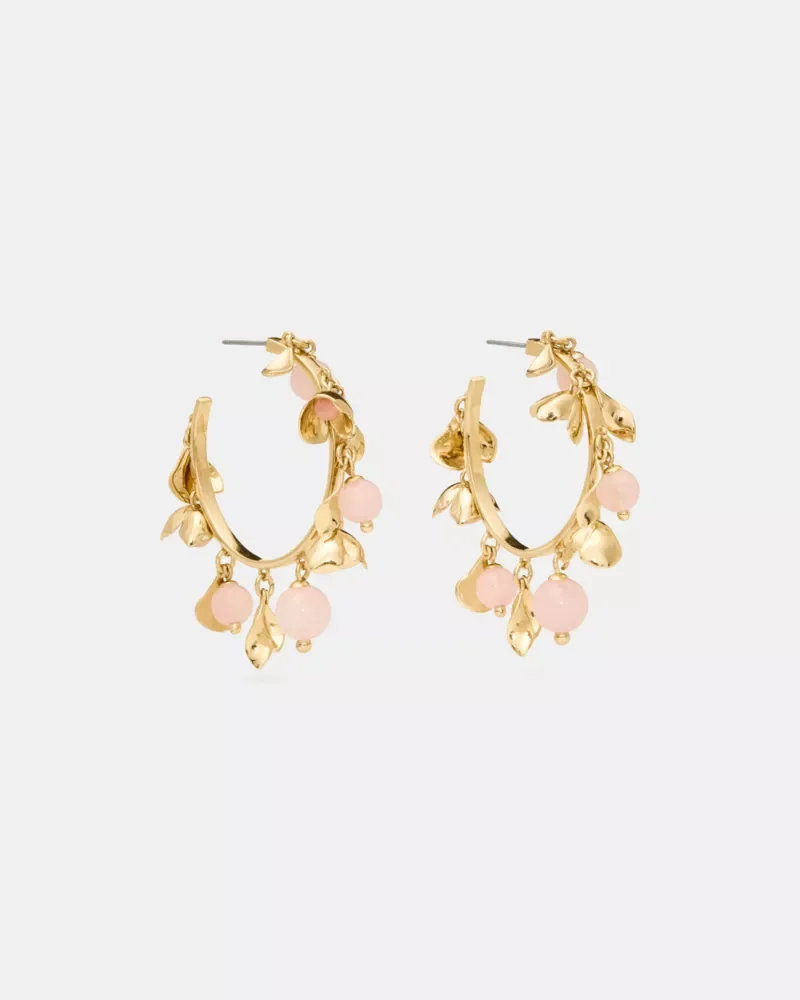 Gilded Garden Statement Hoops - 1