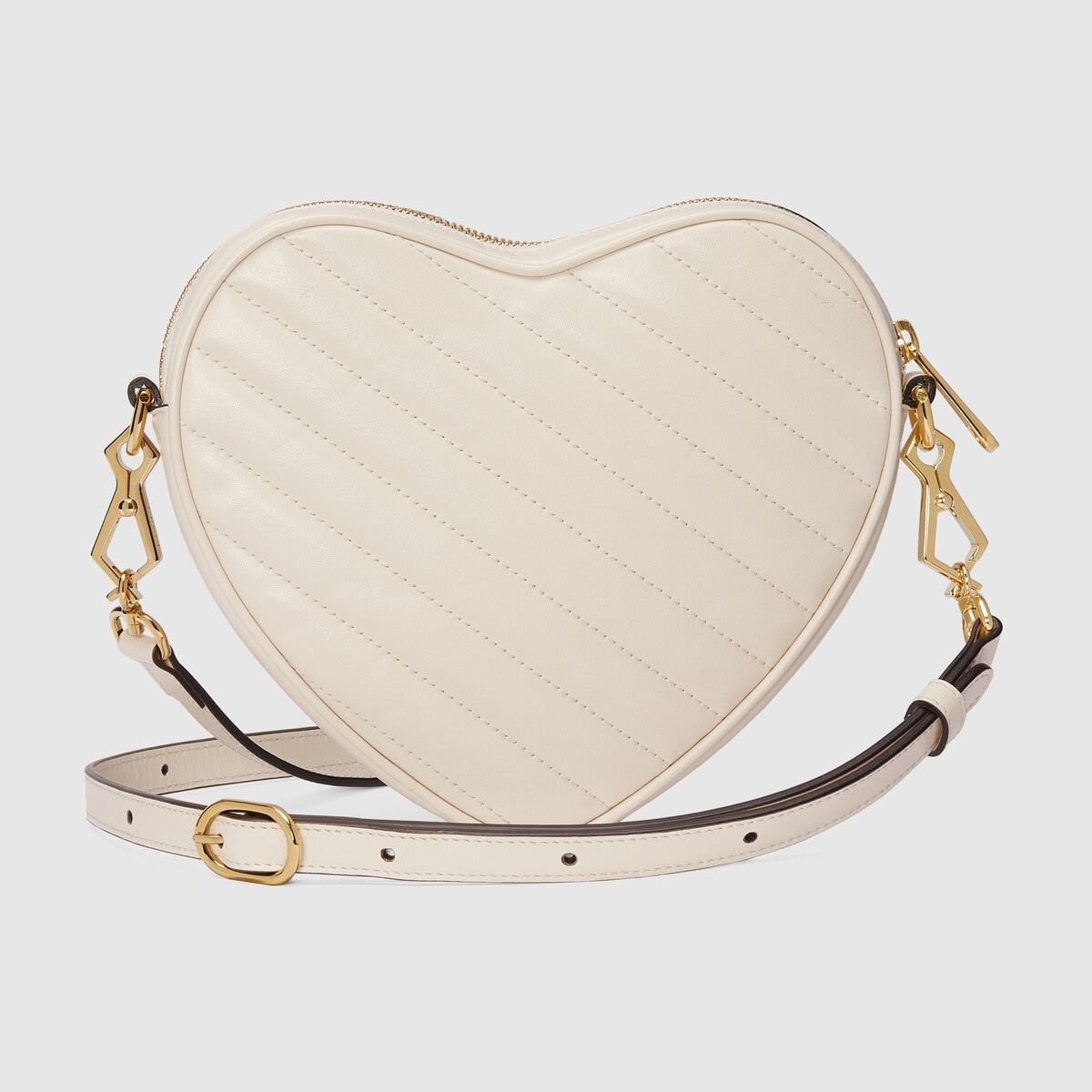 Interlocking G mini heart shoulder bag - 4