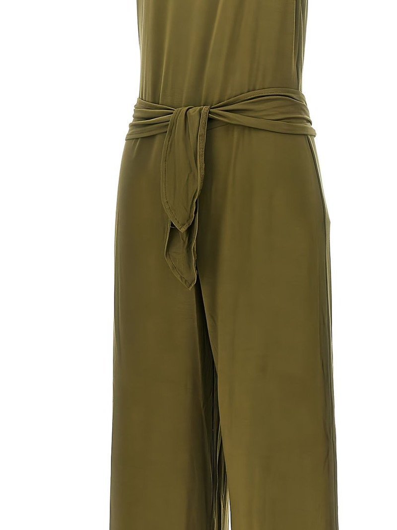 EMPORIO ARMANI tie-waist jumpsuit outlook
