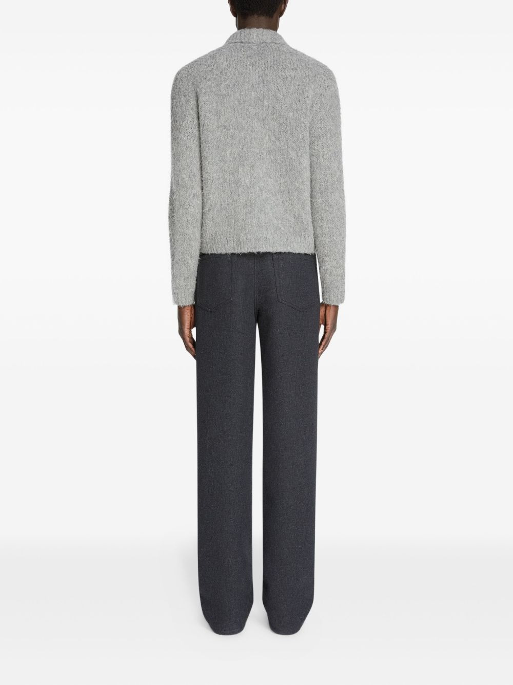 wool-blend cardigan - 4