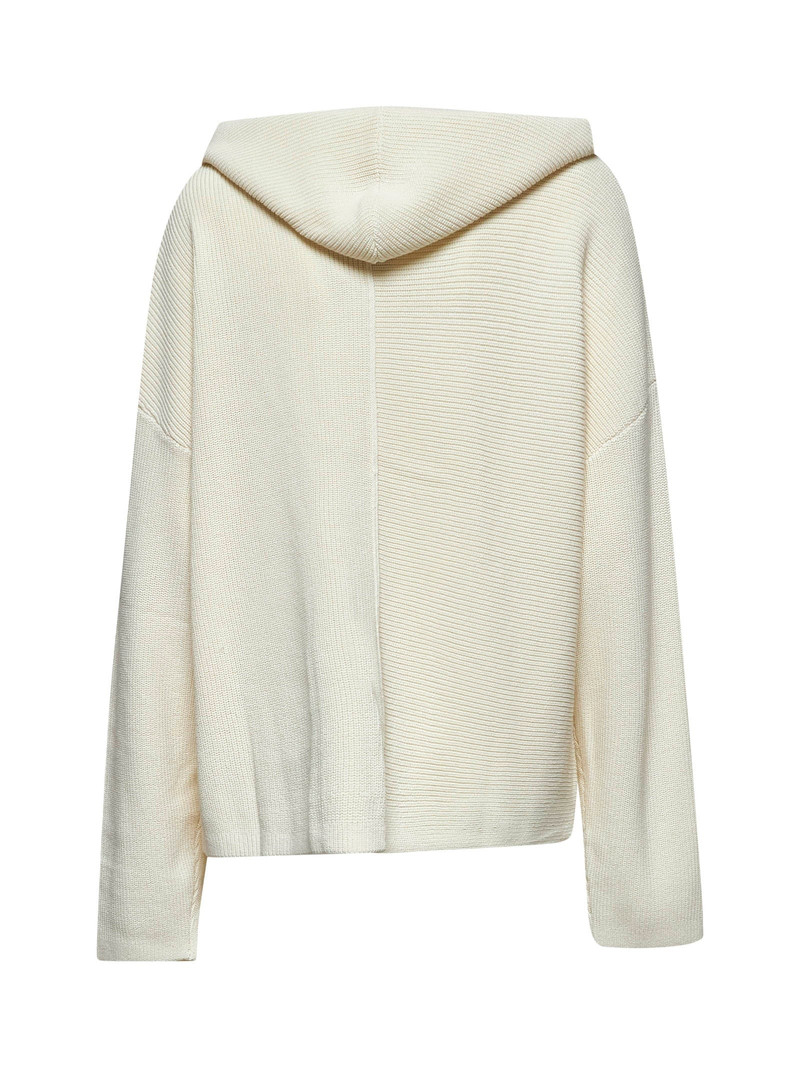 Studio Nicholson Ivory Pocono hooded sweater outlook