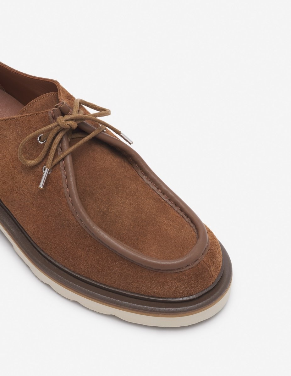 SUEDE LEATHER DERBIES - 5