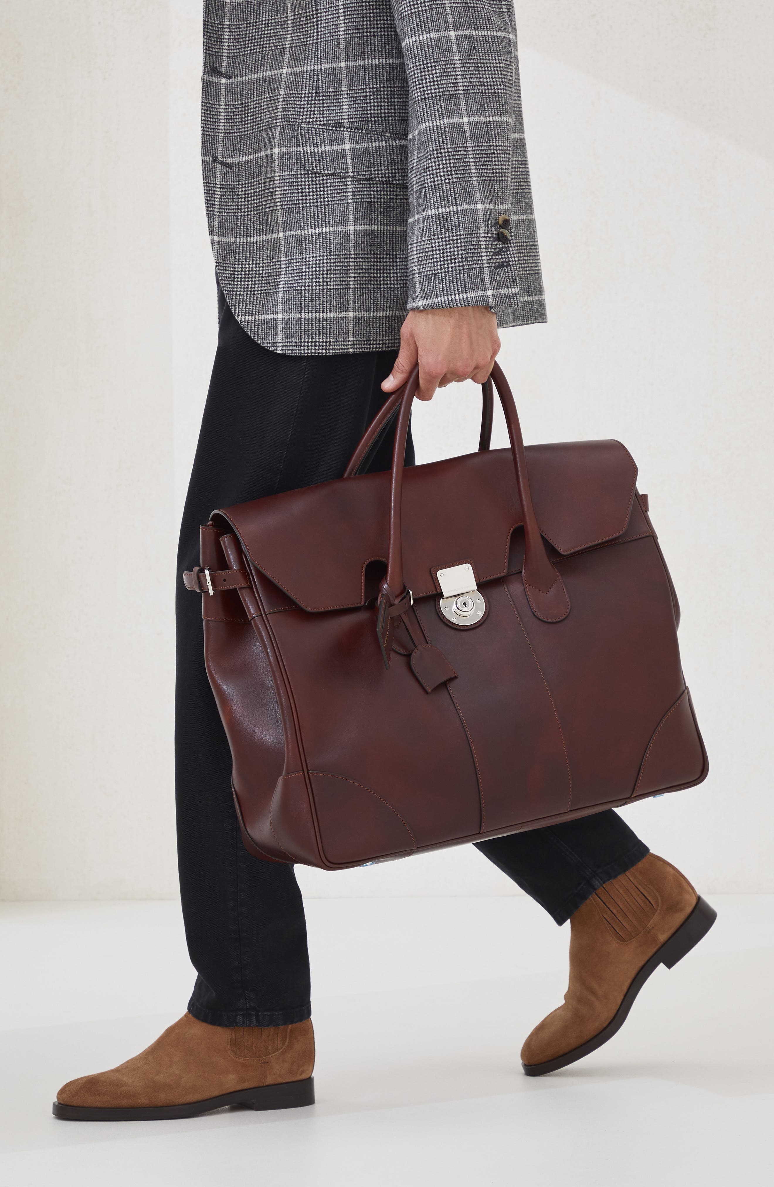 Brunello Cucinelli Calfskin bag in Burgundy at Nordstrom - 5