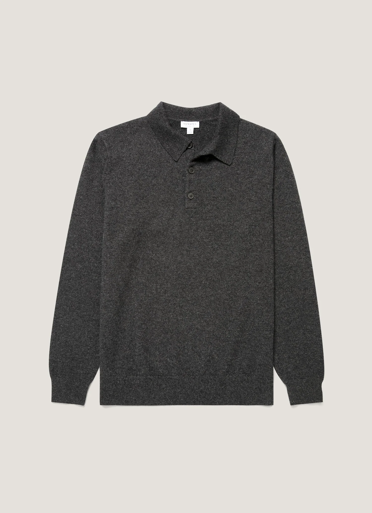 Cashmere Knitted Polo Shirt - 1