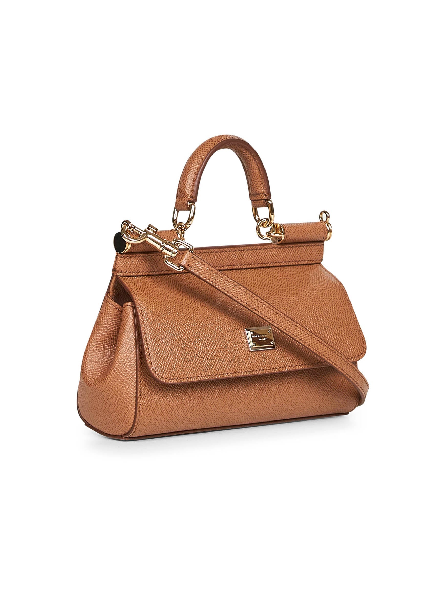 Caramel small Sicily handbag - 2