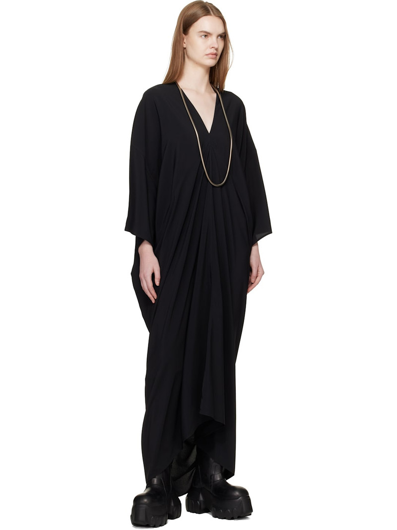 Rick Owens Black Temple Tommykite Maxi Dress outlook