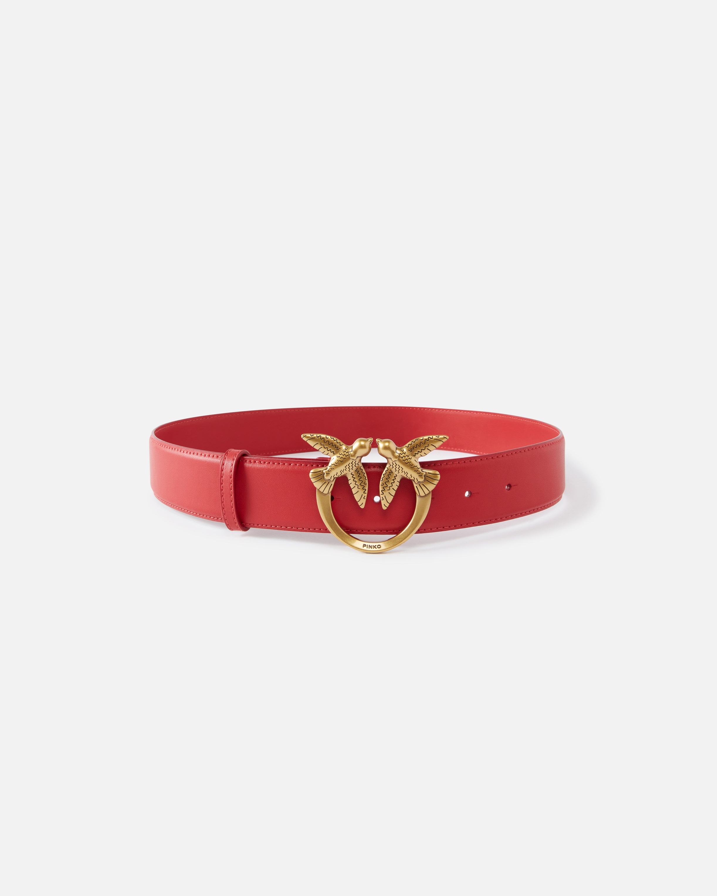 LOVE BIRDS HIGH LEATHER BELT 4CM - 1