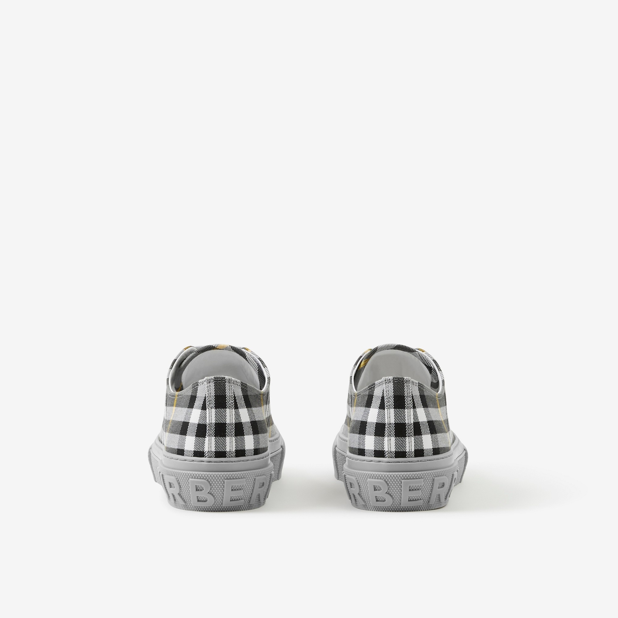 Check Cotton Sneakers - 3