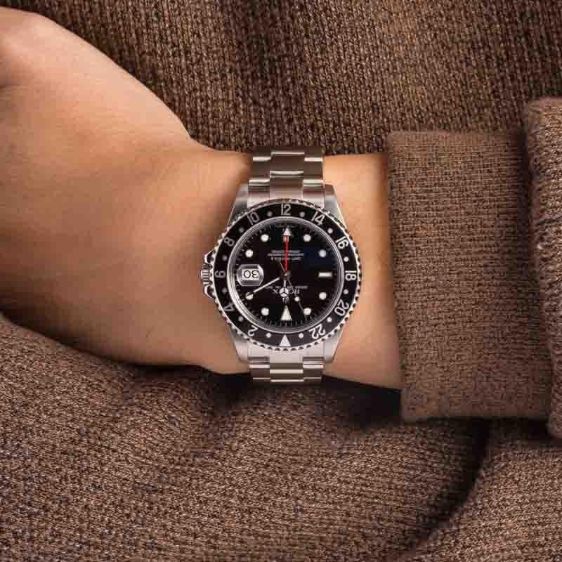 Pre-owned Rolex GMT-Master II Ref 16710 Stainless Steel Oyster - 5