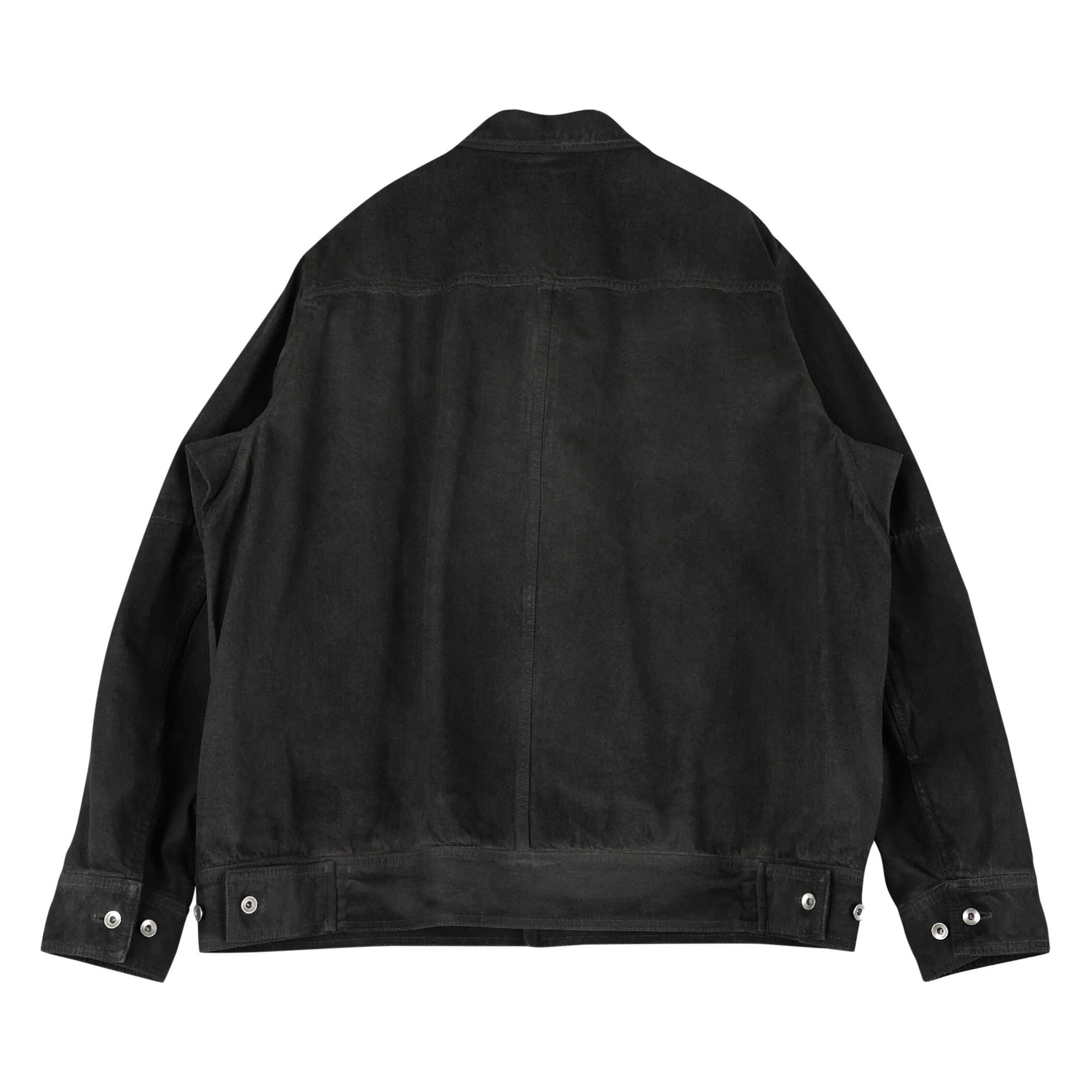 Rick Owens Denim Lido Work Jacket 'Dark Dust' - 2