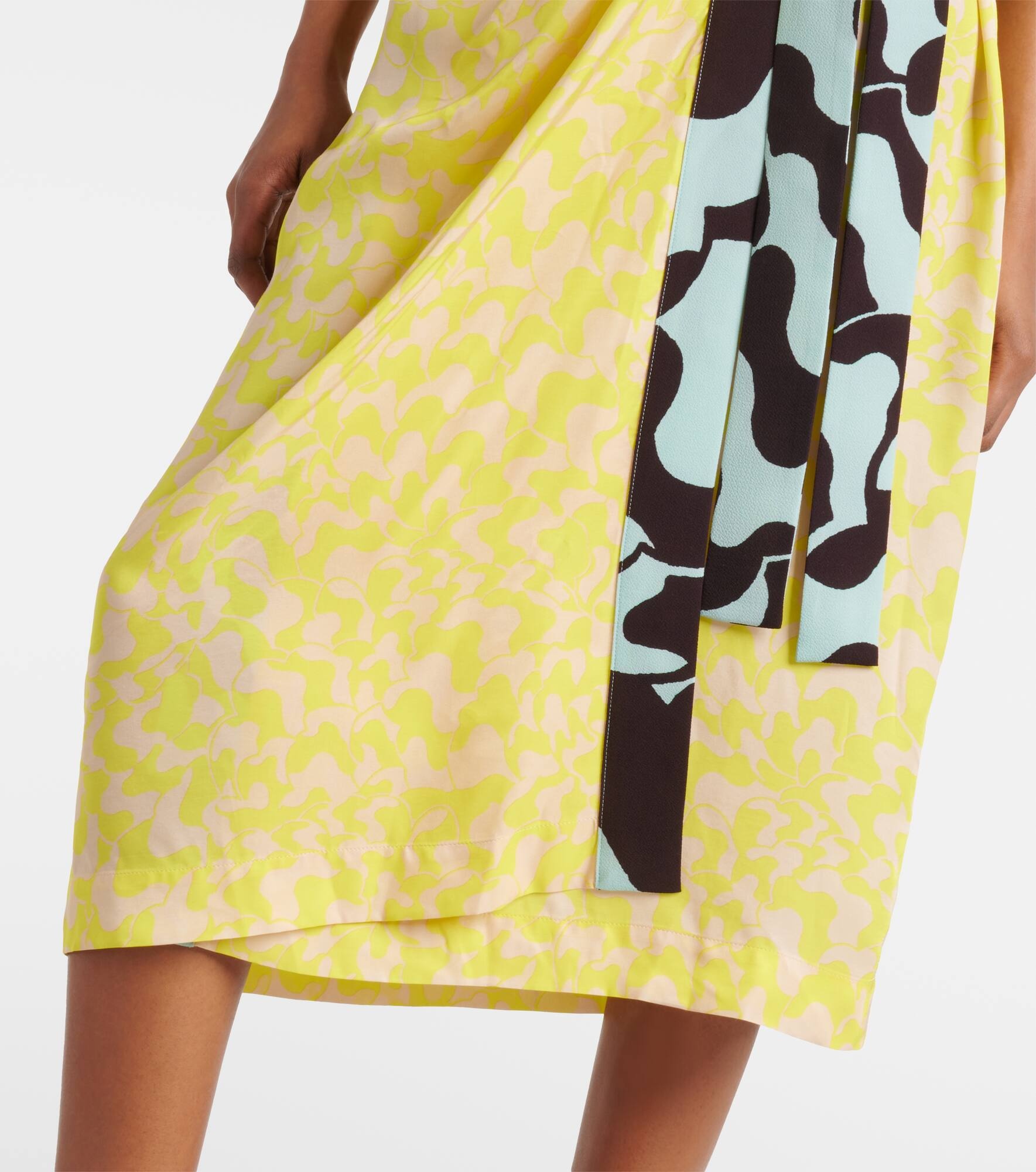 Printed wrap midi dress - 5