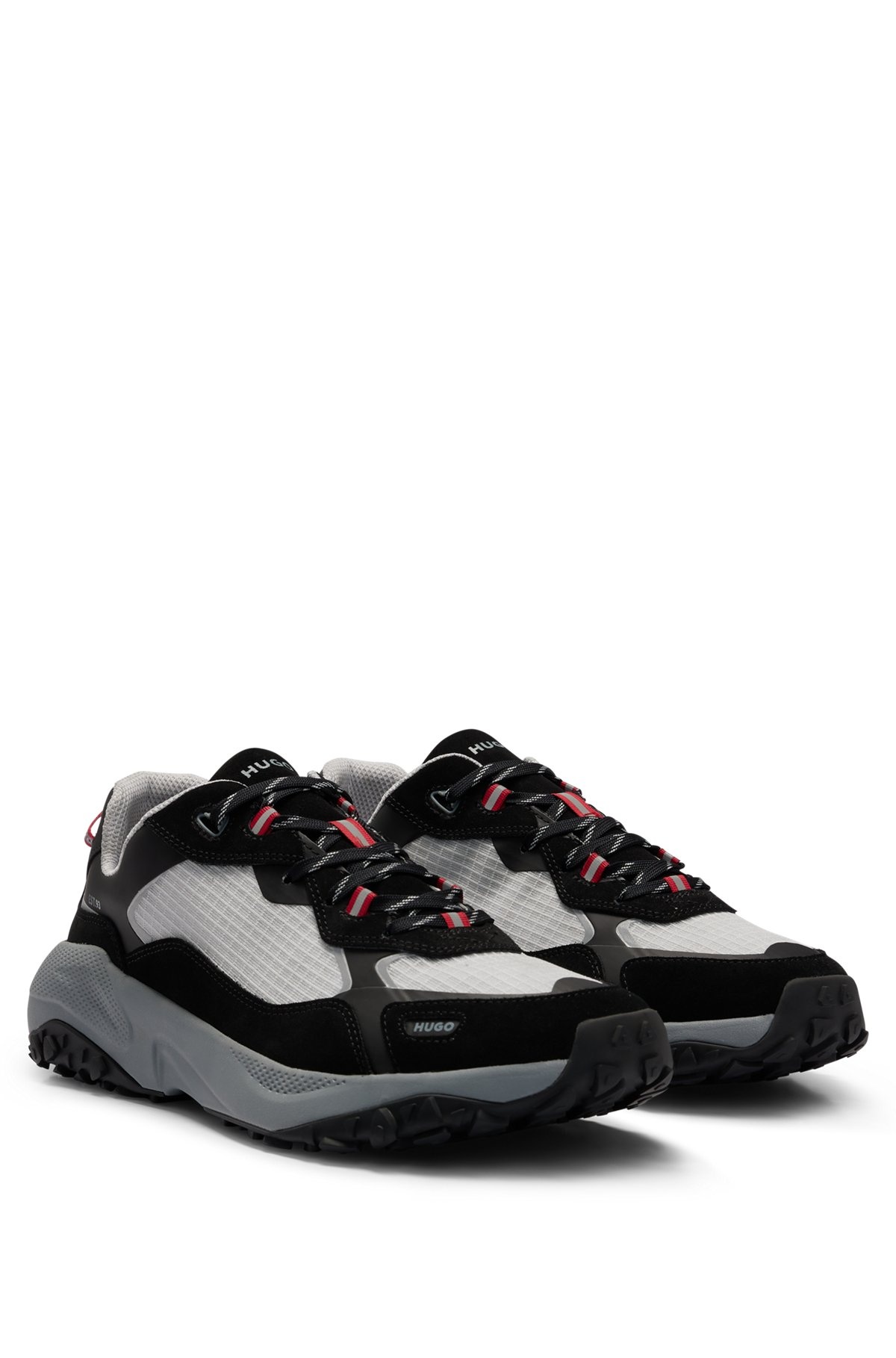MIXED-MATERIAL TRAINERS WITH RIPSTOP MESH - 2
