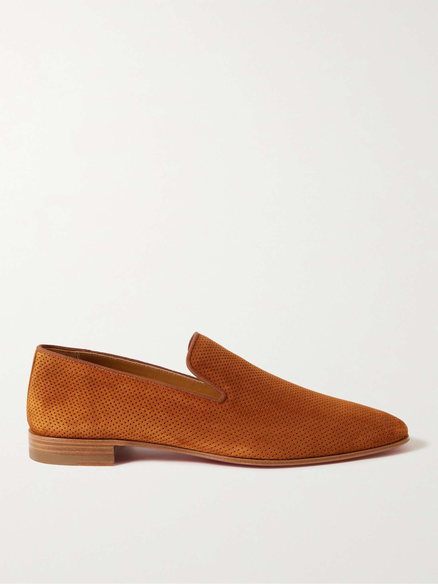 Dandelion Perforated Suede Loafers - 1