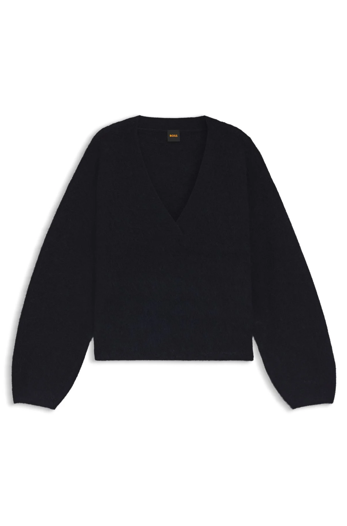 RELAXED-FIT V-NECK SWEATER WITH WOOL AND ALPACA - 1