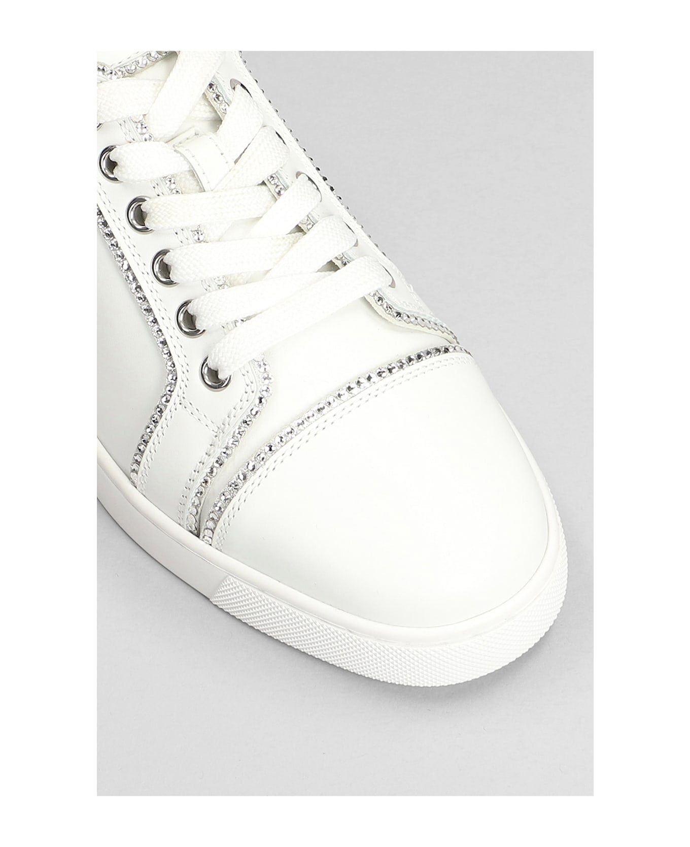 Sneakers In White Leather - 5