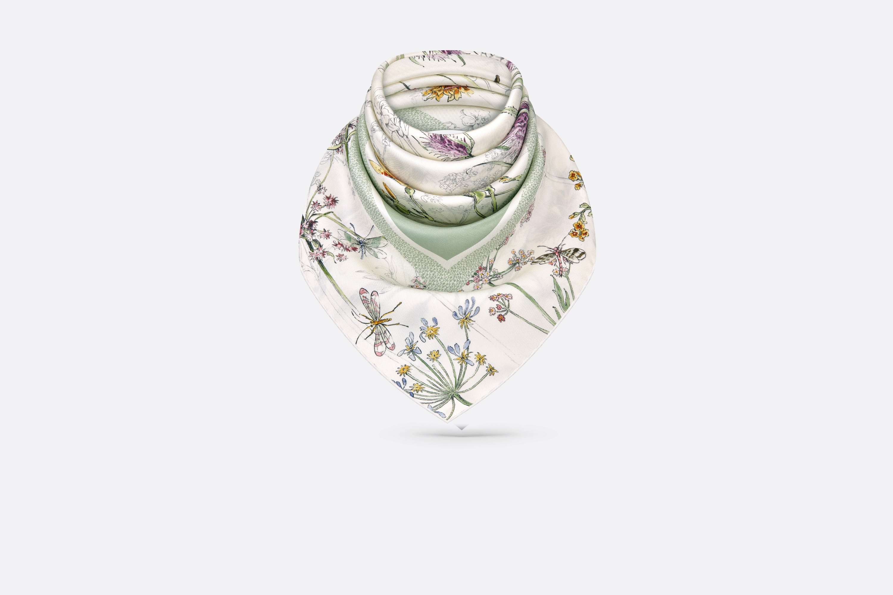 Dior Herbarium 90 Square Scarf - 4